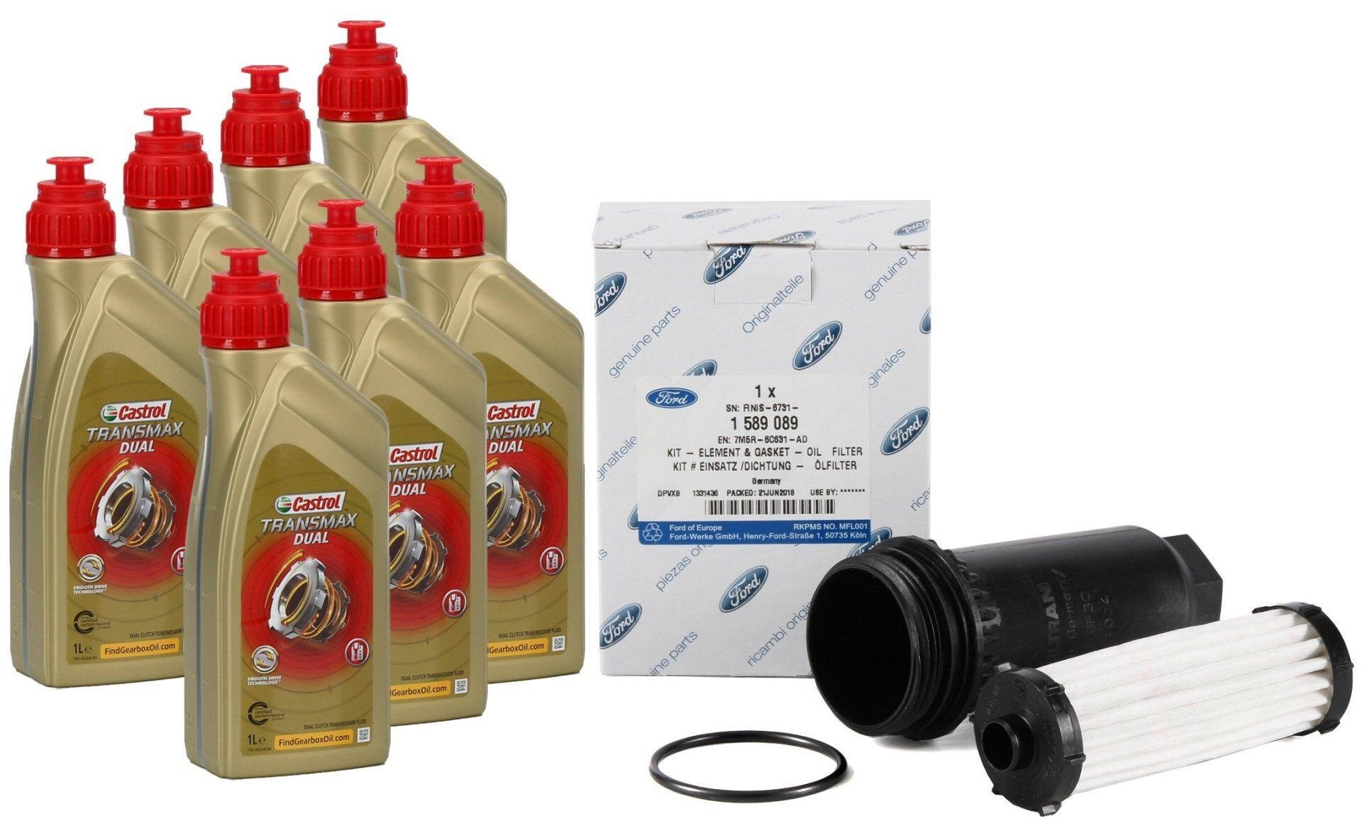 Ford Focus 2014-2018 7 Lt. Otomatik Şanzıman Yağı Ve Filtresi Castrol/Ford Orijinal