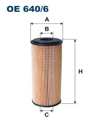 FILTRON OE640-6 | Yağ Filtresi 04-13 A-Seri (W168-W169) A180