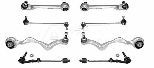 AYD 89-13154 | Bmw 1 Serisi E87 Kasa Ön Salıncak Seti (Alt Takım Kit)