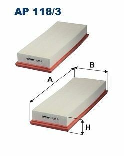 FILTRON AP118-3-2X | Hava Filtresi 01-12 C-Seri (W203-W204-S203-S204) E-Seri (W211-W212-S211-S212)