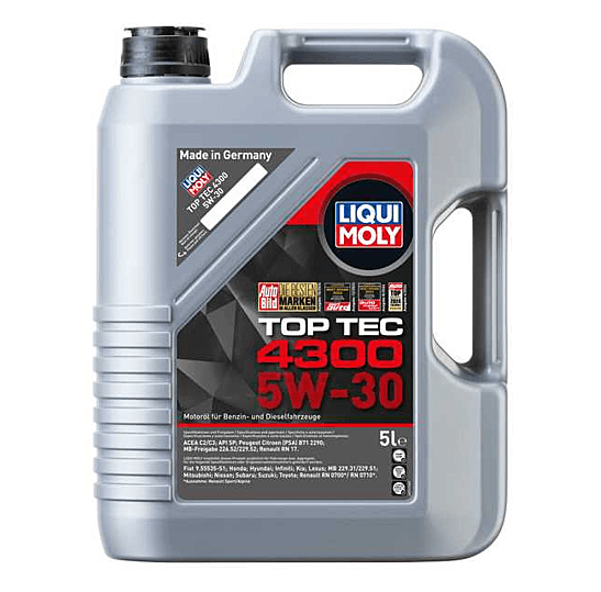 LIQUI MOLY 2324 | Top Tec 4300 5W-30 5 Litre Motor Yağı (2324) RN 17 Onaylı