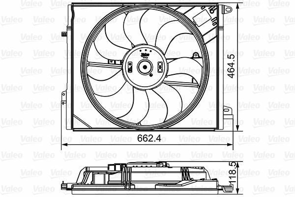 VALEO 696881 | Fan Motoru Megane IV 16-Talisman 15