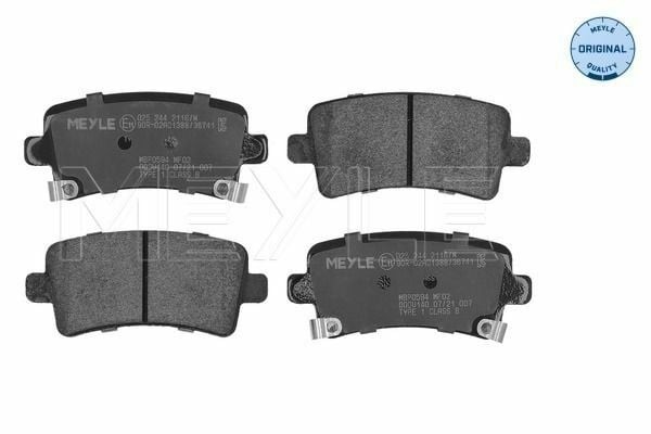 MEYLE 0252442116-W | Fren Balatası Opel Insignia A 09-Arka