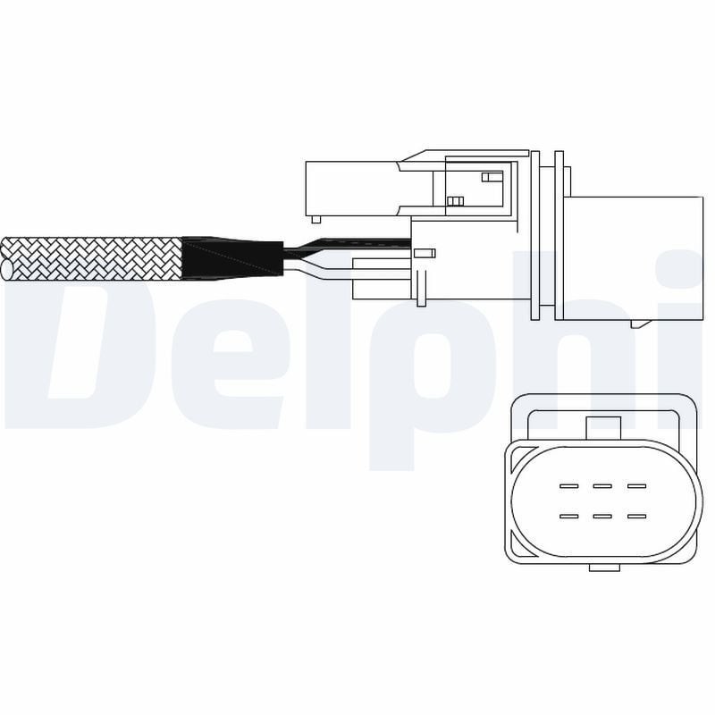 DELPHI ES11026-12B1 | Lambda Sensörü 03-C-Seri (W203) E-Seri (W211) 09-Sprinter