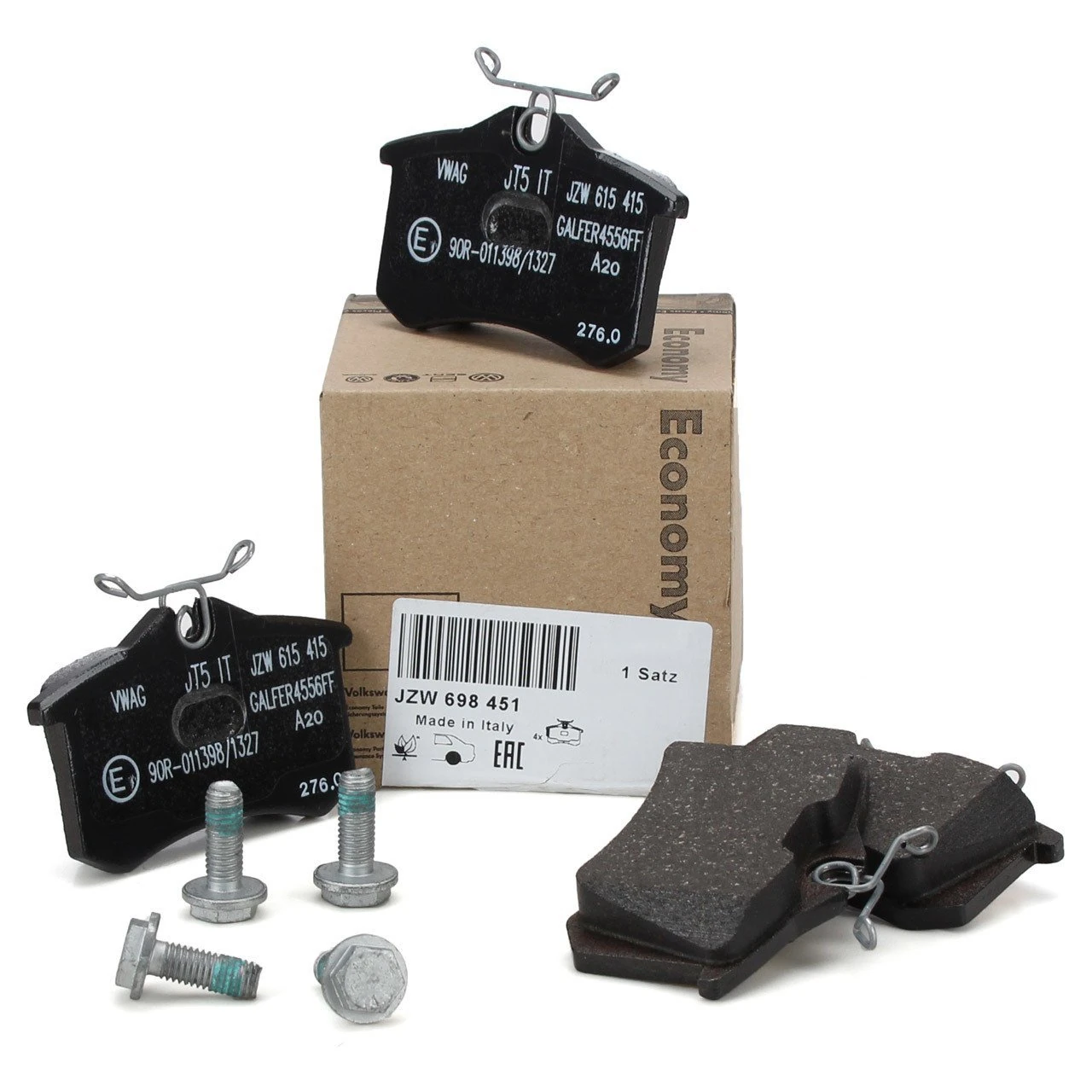 VAG / ORJINAL 1K0698451J | Skoda Yeti 2010-2018 Model Arası Arka Fren Balatası /Orijinal Marka