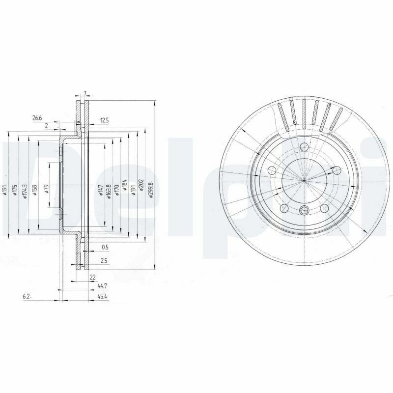 DELPHI BG3527C | Disk On 3S-E46 Z3-Z4 | 1 Adet