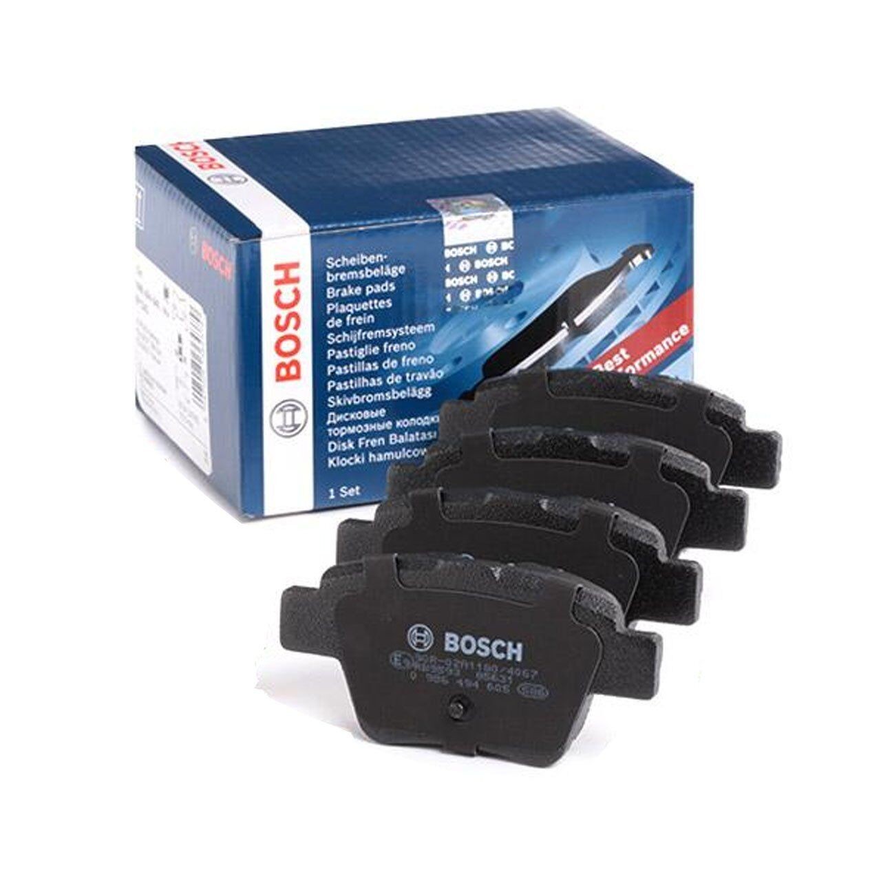 BOSCH 0986494099 | Peugeot 207 2006-2012 Arka Fren Balata Takımı
