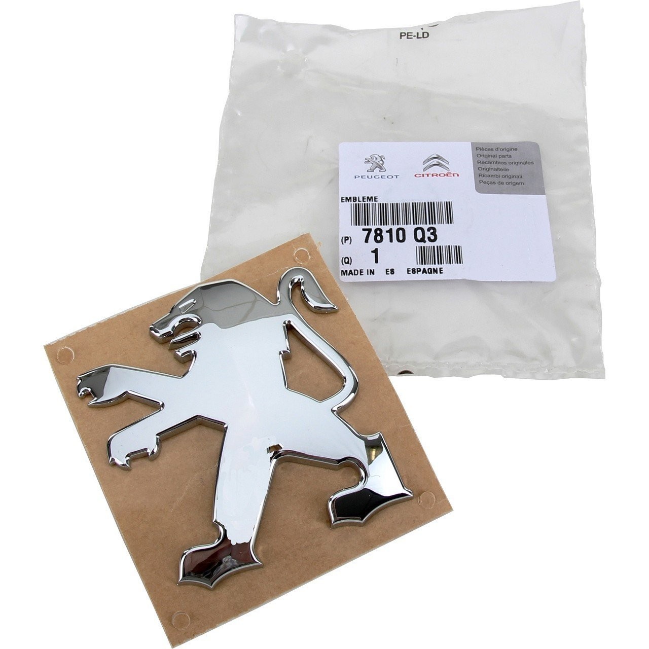 PSA 7810.Q3 | Peugeot 207 Bagaj Arması Orijinal