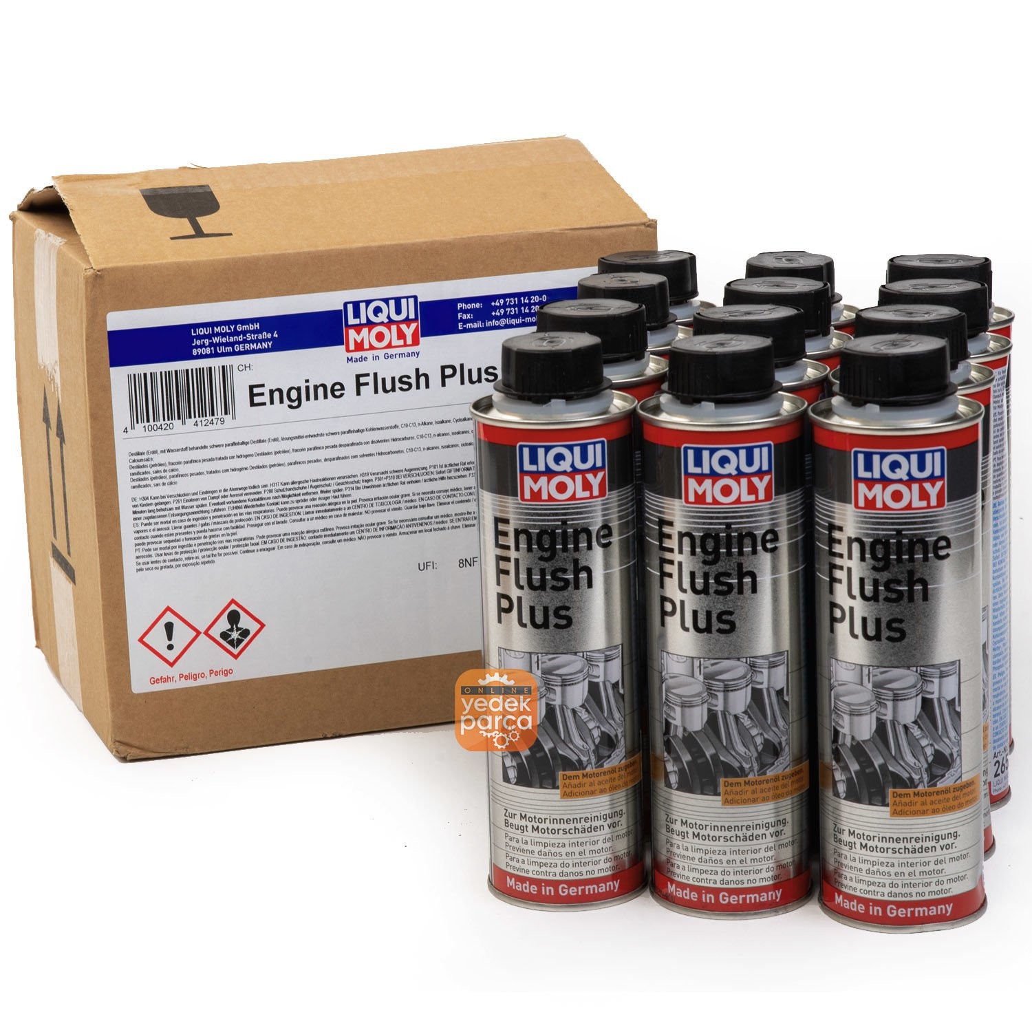 LIQUI MOLY 2657 | Engine Flush Plus Motor İçi Temizleyici 300 ml (2657) 12 Li Paket