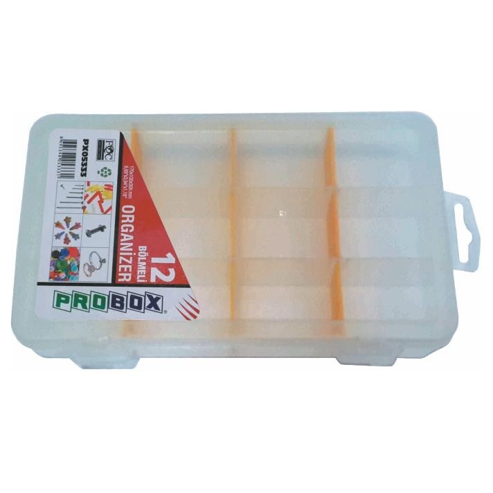 PROBOX PX05333 - 12 BÖLMELİ ORGANİZER KUTU