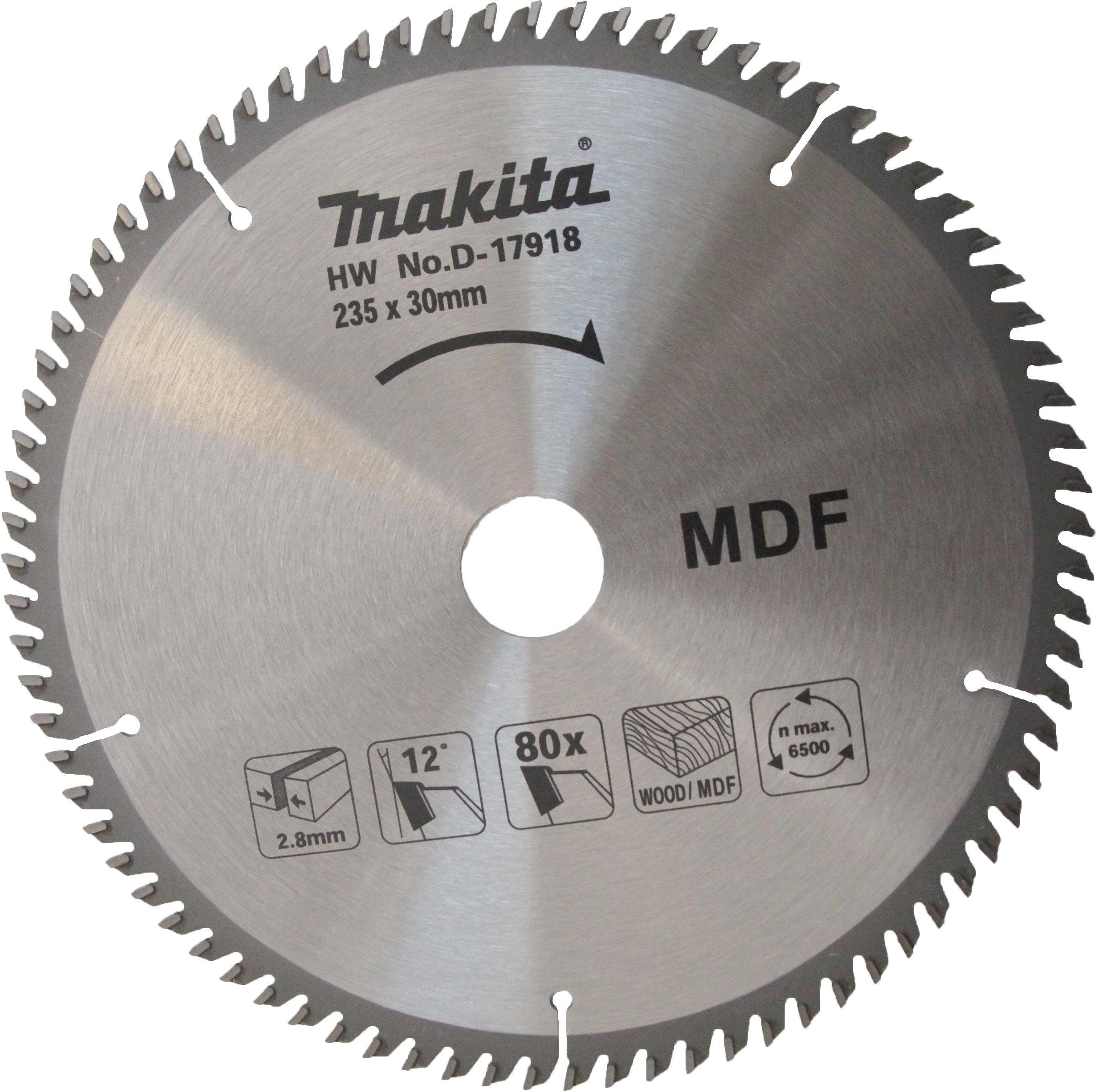 MAKITA D-17918 TCT TESTERE 230X30X80T