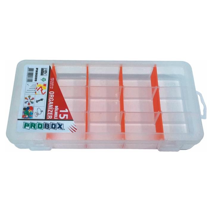 PROBOX PX05335 - 15 BÖLMELİ ORGANİZER KUTU