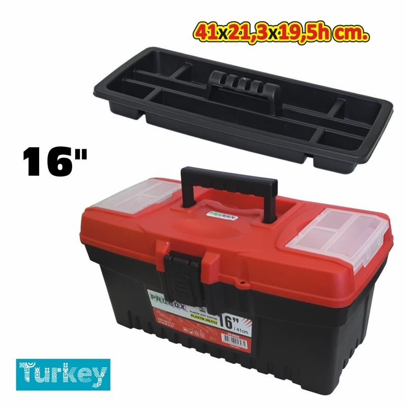 PROBOX PX05303 - 16" PLASTİK KİLİTLİ TAKIM ÇANTASI