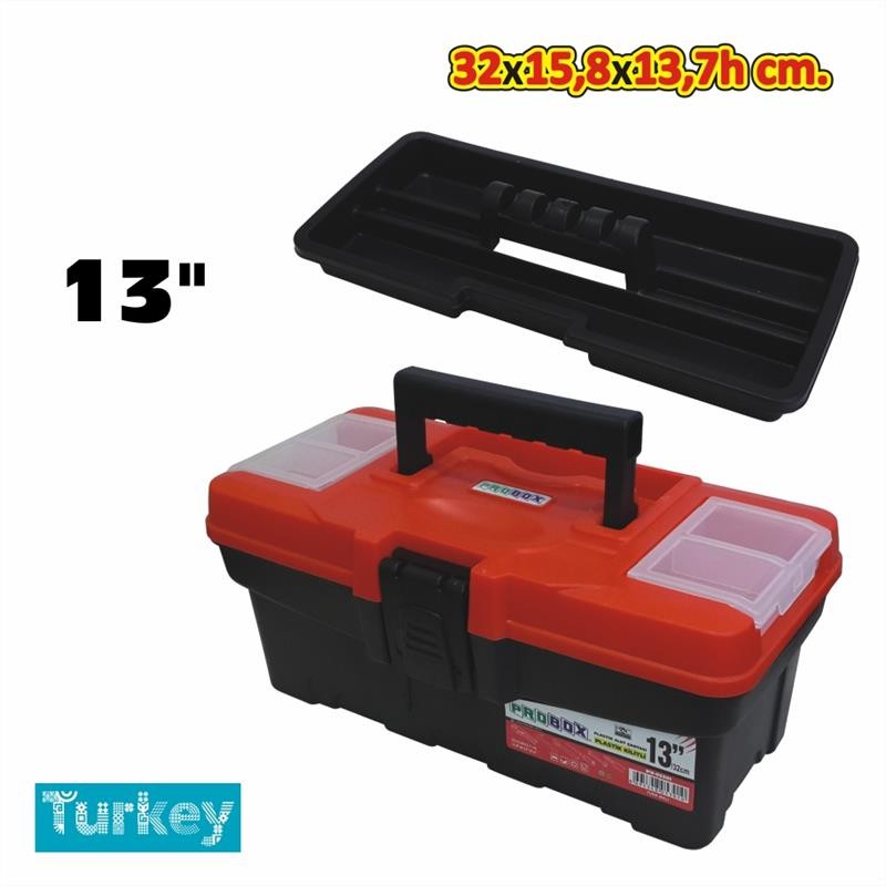 PROBOX PX05301 - 13" PLASTİK KİLİTLİ TAKIM ÇANTASI