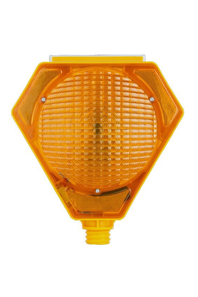 MAXSAFETY MS1-2101 SOLAR FLASHER LED LAMP (YELLOW)