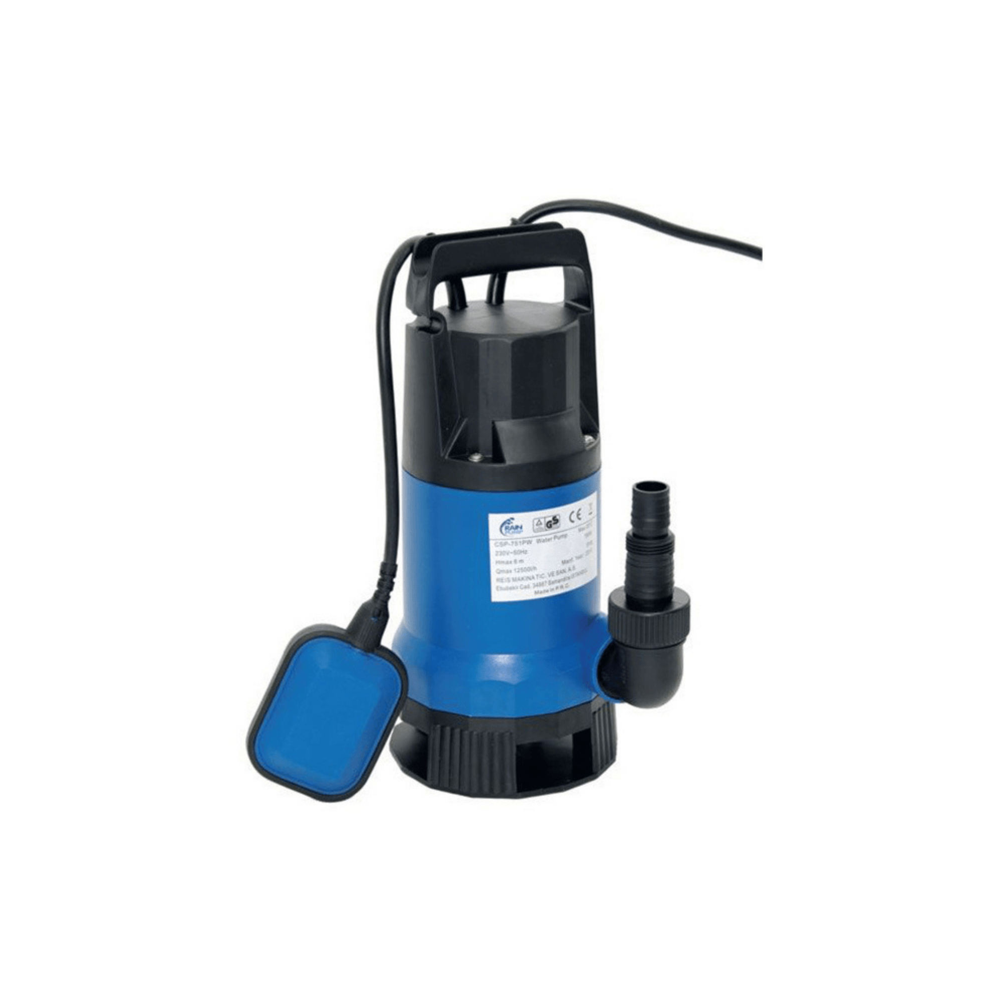 Rain Pump CSP551P 8.5m 550W Temiz Su Drenaj Dalgıç Pompa