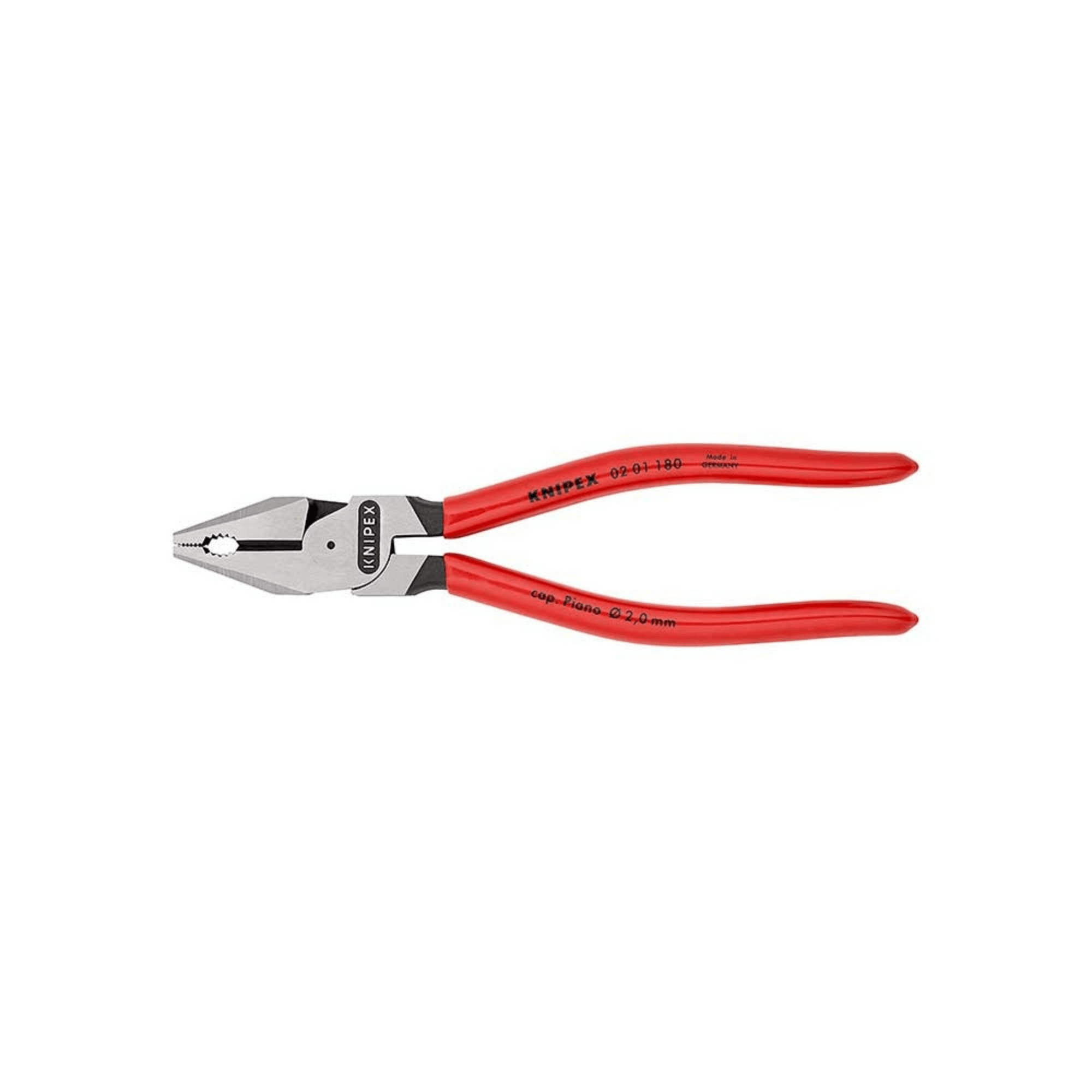 Knipex 02 01 180 Ağır Hizmet Kombine Pense