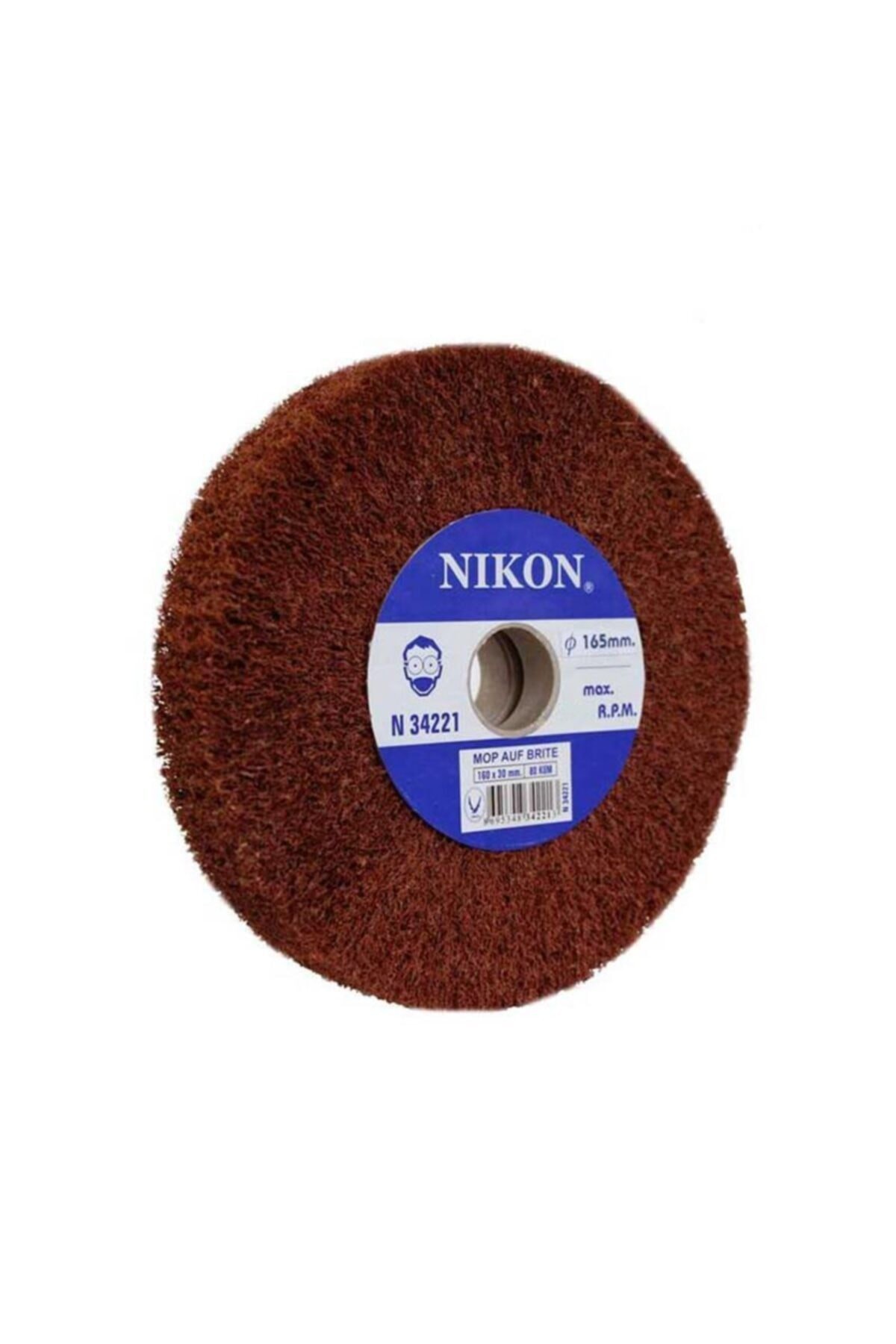 N34221 Keçe Mop Zımpara 165x30x25 Mm 80 Kum