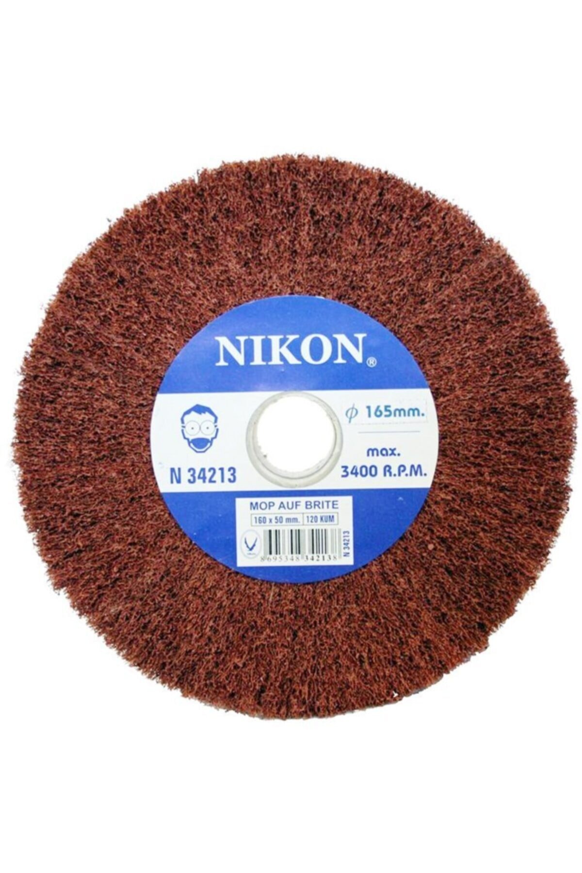 N34227 Non Woven Zımpara Mop Auf Brite 165x30x25mm 320 Kum