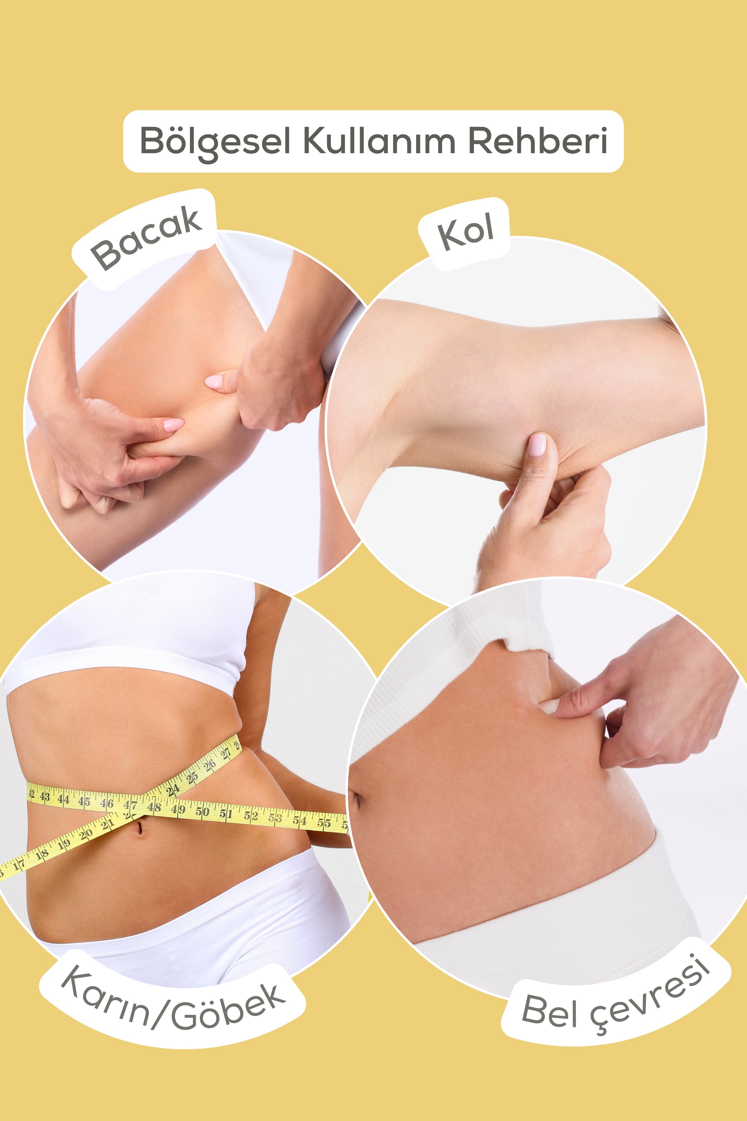 PrebySkin Bromelain, Kafein ve L-Carnitine İçeren Sıkılaştırıcı Vücut Bakım Jeli