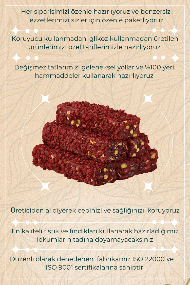Zereşkli Antep Fıstıklı Lokum (226 g)