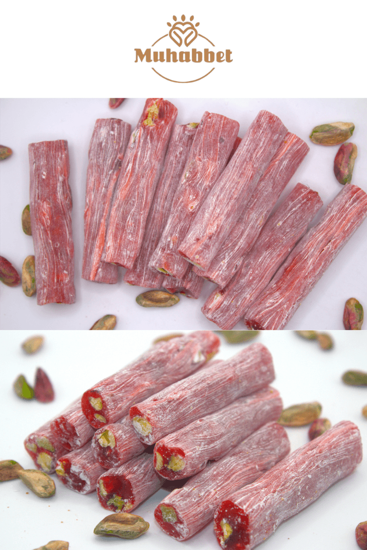 Narlı Fıstıklı Parmak Fitil Lokum 210 gr