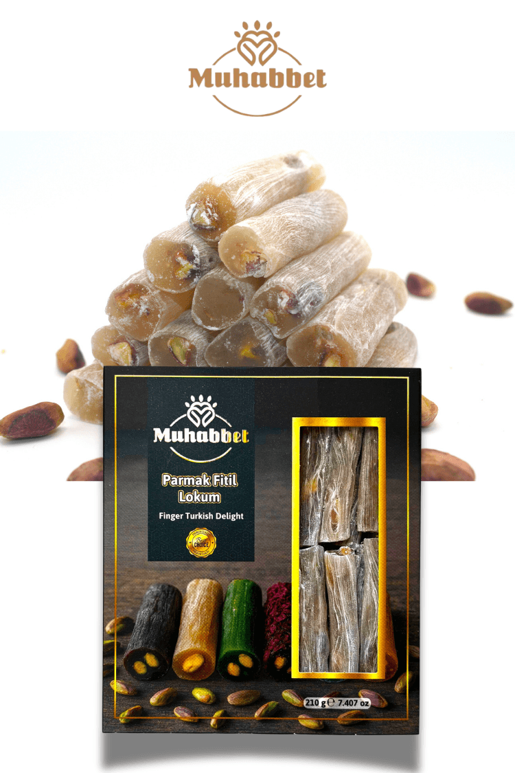 Ballı Fıstıklı Parmak Fitil Lokum 210 gr