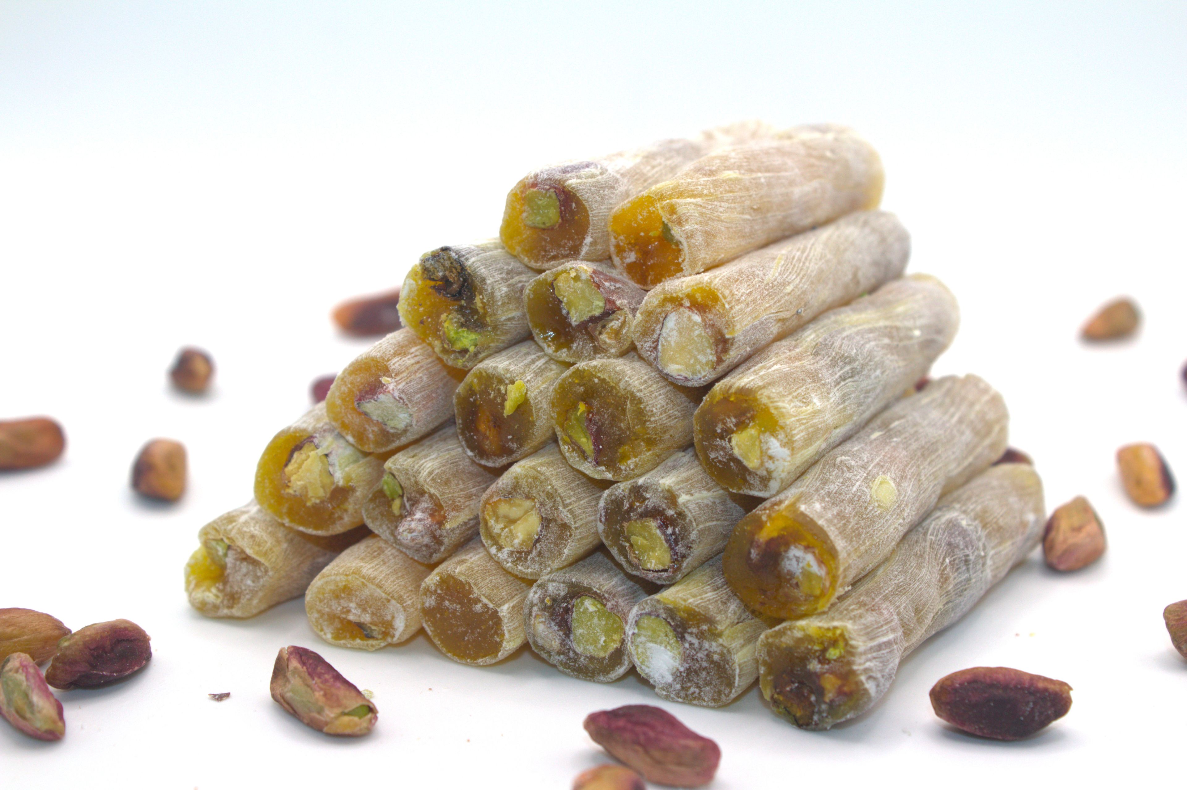 Limonlu Fıstıklı Parmak Fitil Lokum 2 kg