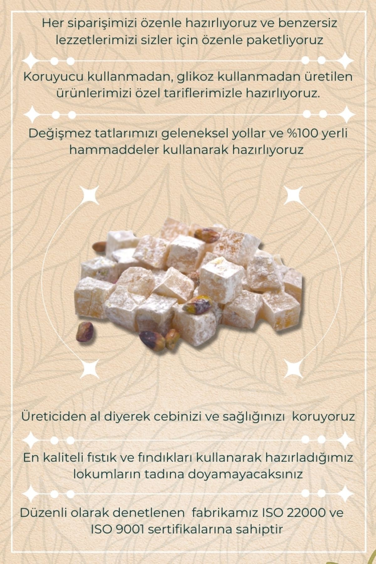 Fıstıklı Çifte Kavrulmuş Lokum 226 gr