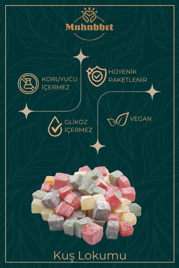 Karışık Meyveli Lokum 500 gr