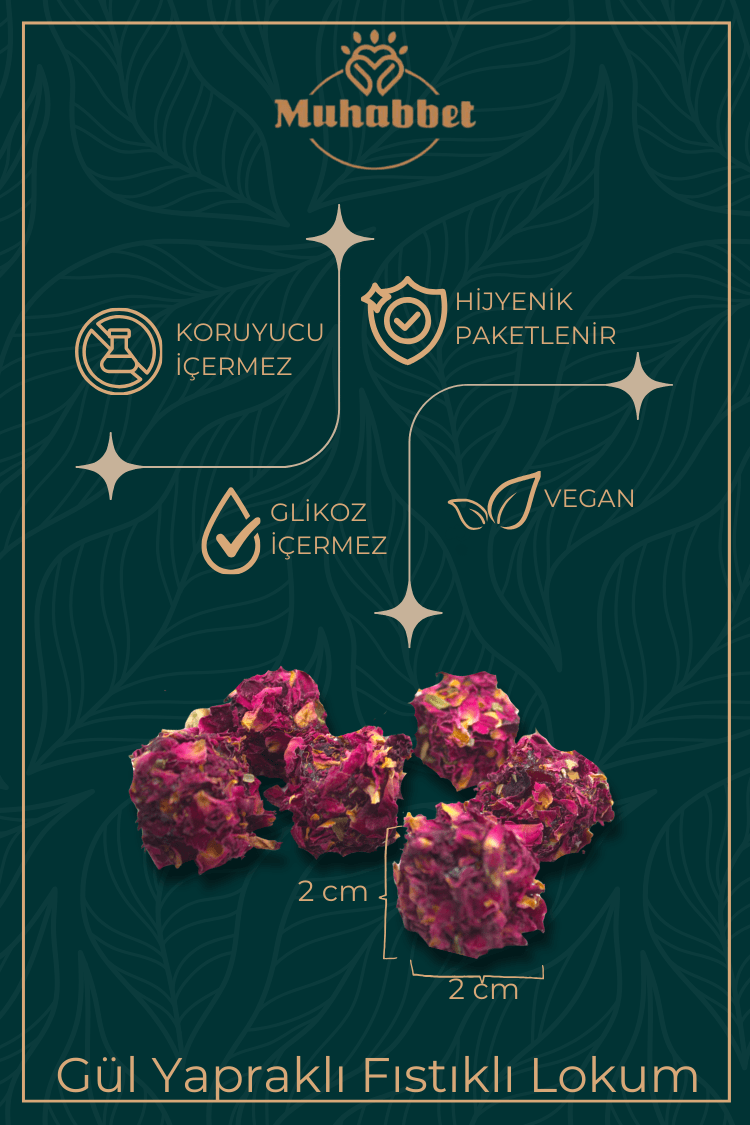 Kahve Yanı 3’lü Lokum Seti (230 g x 3) Gül Yapraklı-Kadayıflı- Çifte Kavrulmuş Lokum Paketi