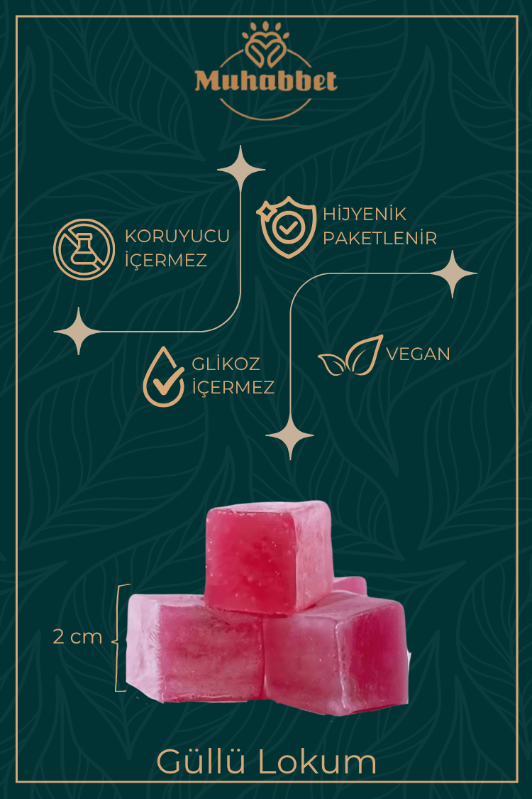 Güllü Lokum 500 gr