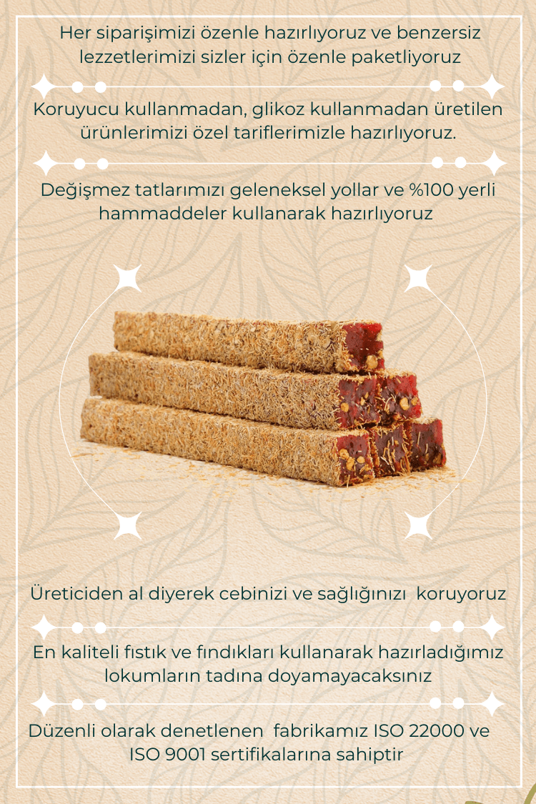 Kadayıflı Antep Fıstıklı Lokum – 226 g
