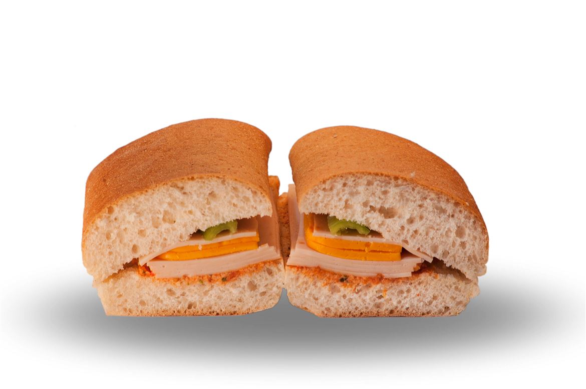 Cheddar Peynirli Hindi Füme Sandviç