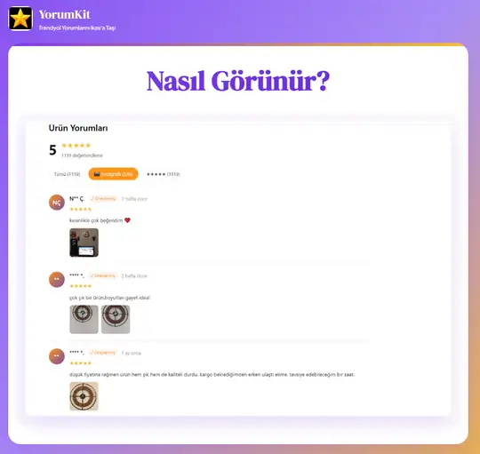 Yorumkit- Trendyol Yorumları ekran görüntüsü 3