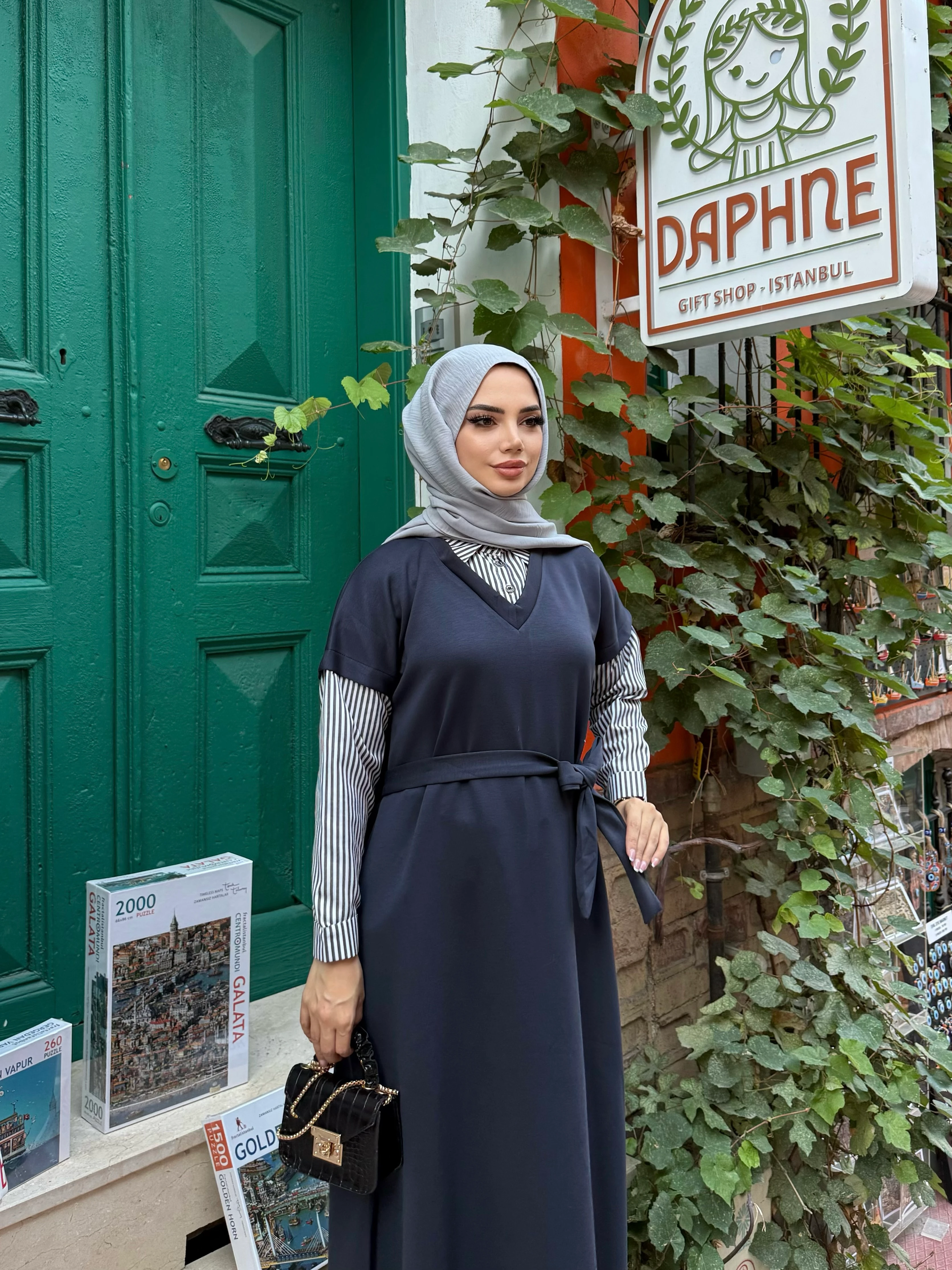 OYSHO GÖMLEK KOMBİN ELBİSE