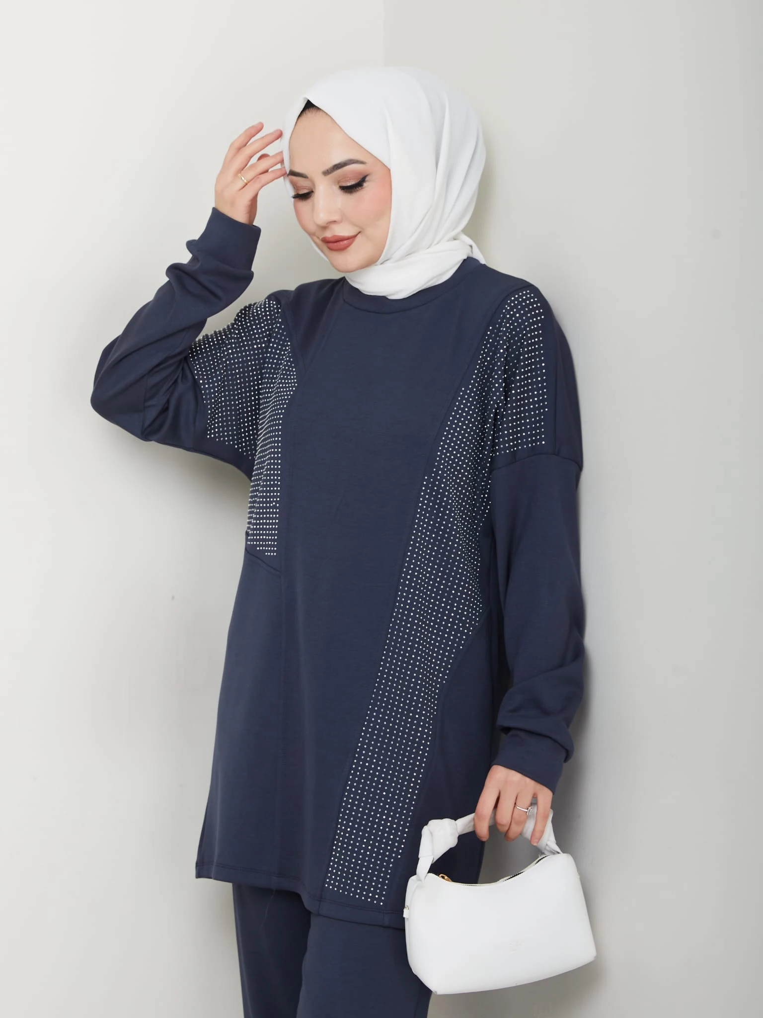 TAŞ BASKI DETAYLI MODAL TAKIM