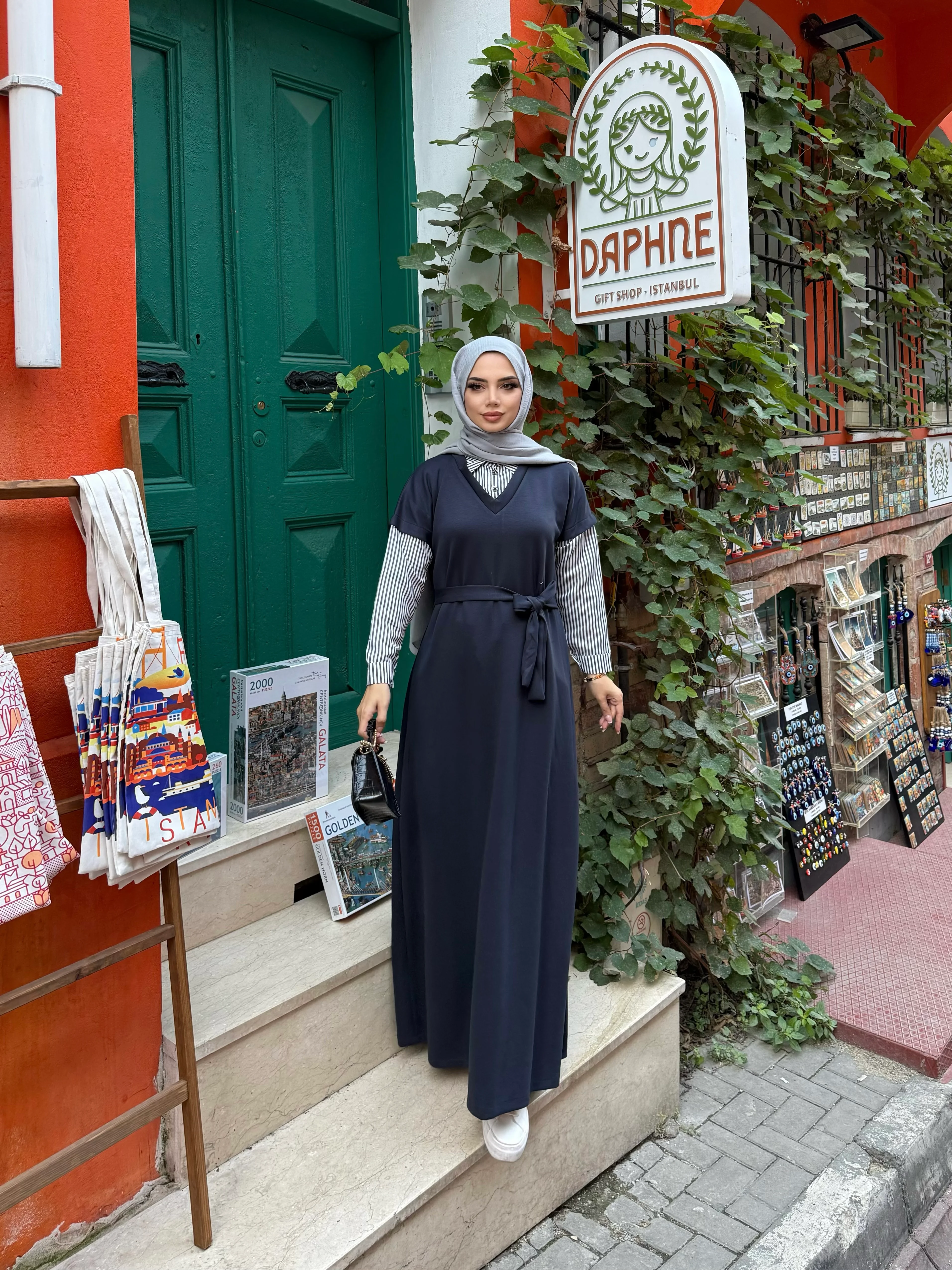 OYSHO GÖMLEK KOMBİN ELBİSE