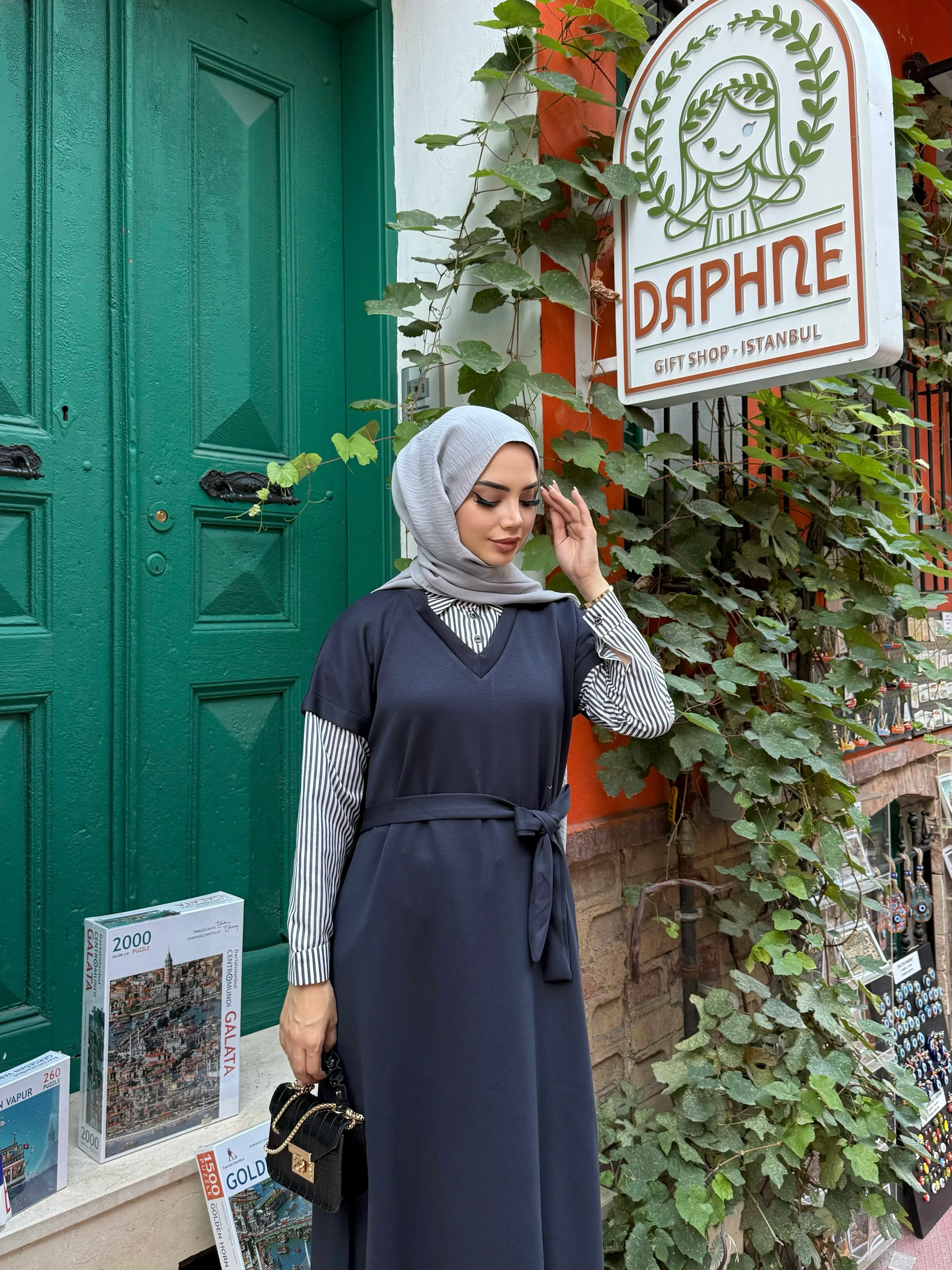 OYSHO GÖMLEK KOMBİN ELBİSE