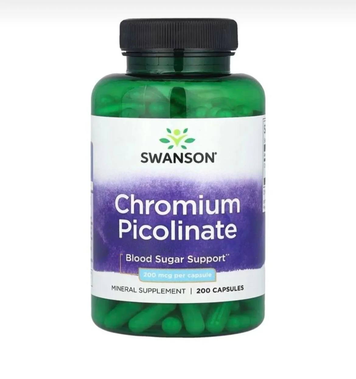 SWANSON Chromium Picolinate 200 mcg – 200 Kapsül