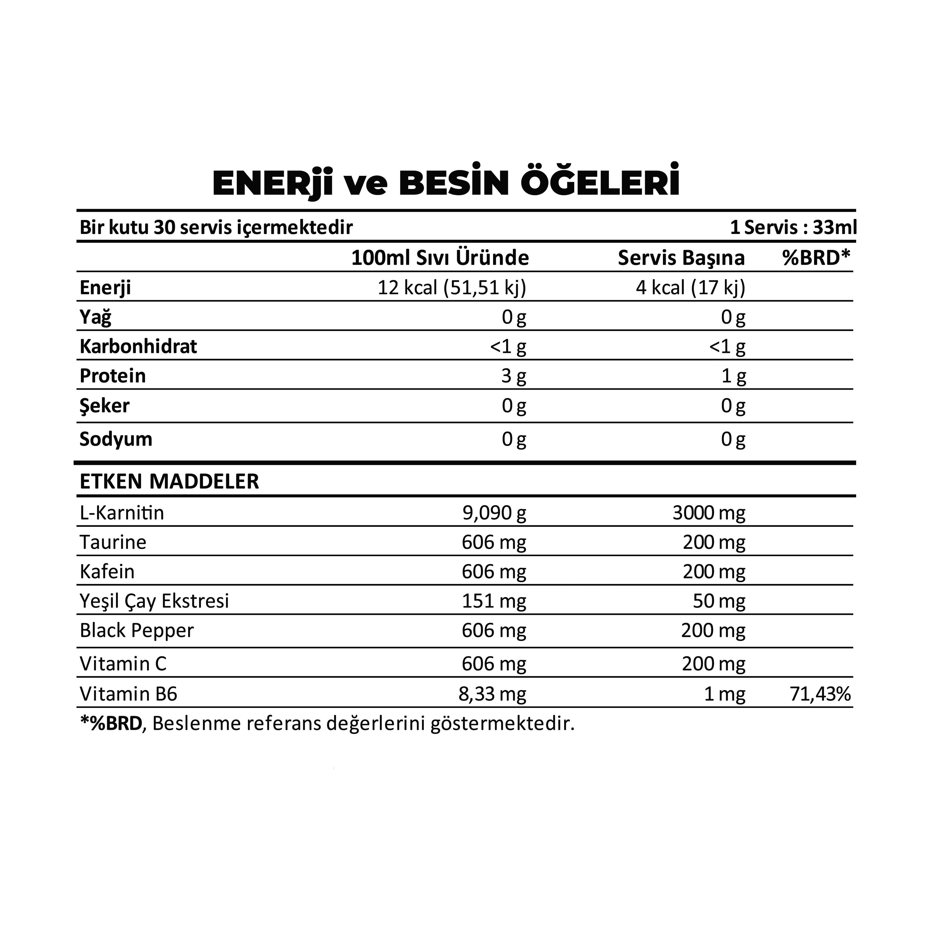THERMO L-KARNİTİN 3000MG 33 SERVİS