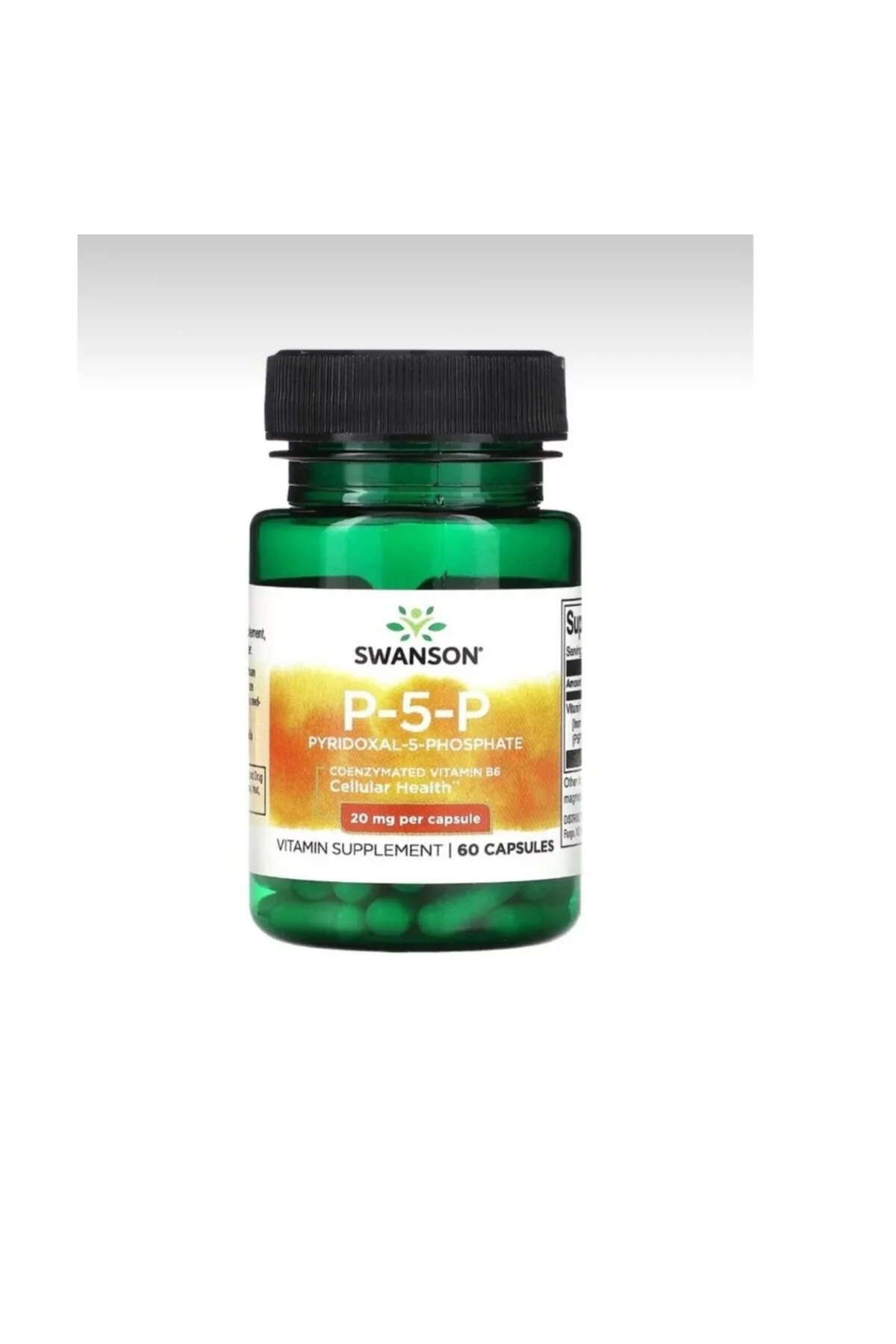 SWANSON P-5-P 60 Kapsül – Aktif B6 Vitamini