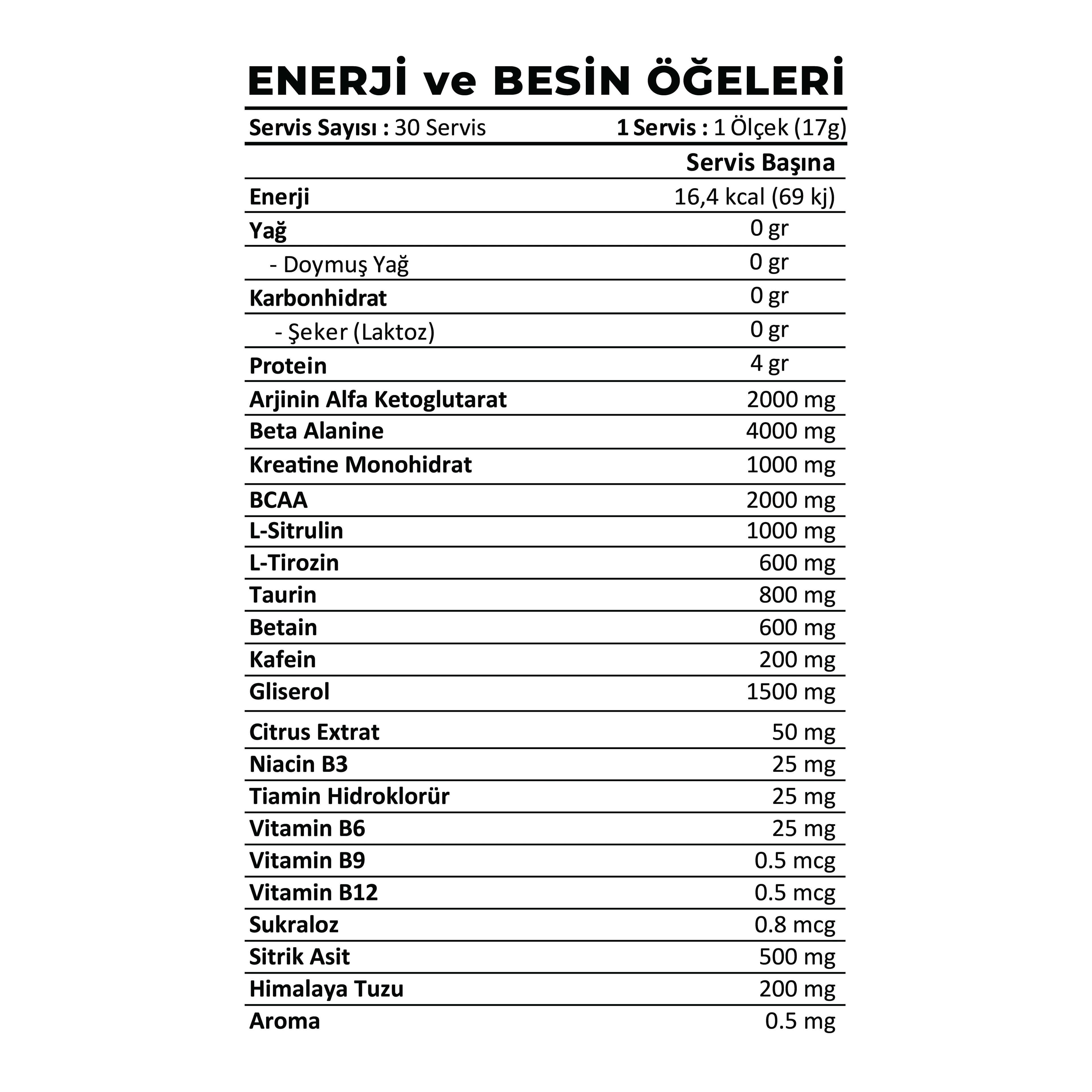 GOD OF WAR INTENSE PRE WORKOUT 510GR 30 SERVİS