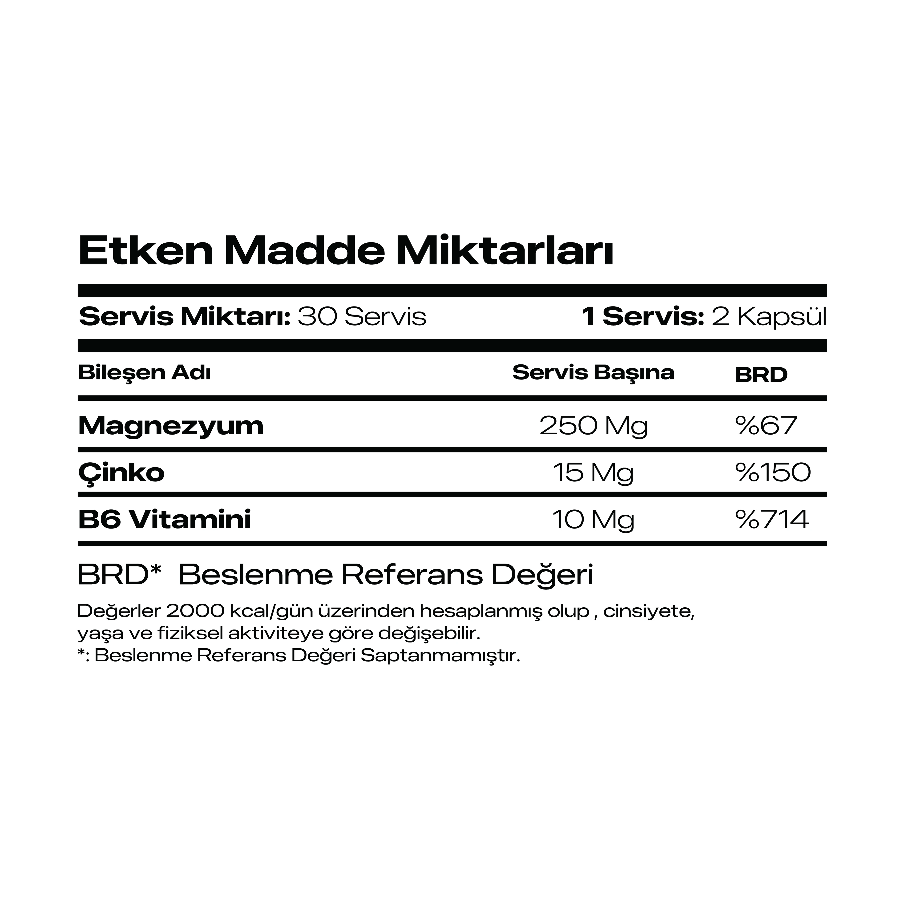 ZMA+ 60 KAPSÜL 60 SERVİS