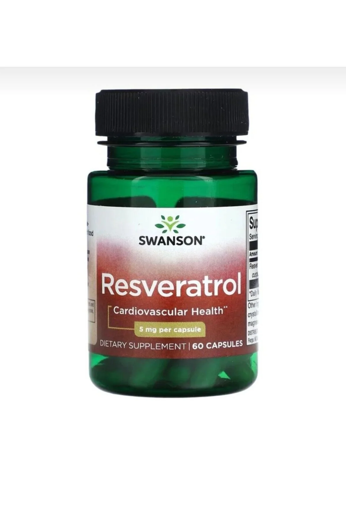 SWANSON Resveratrol 5 mg – 60 Kapsül Antioksidan Takviye