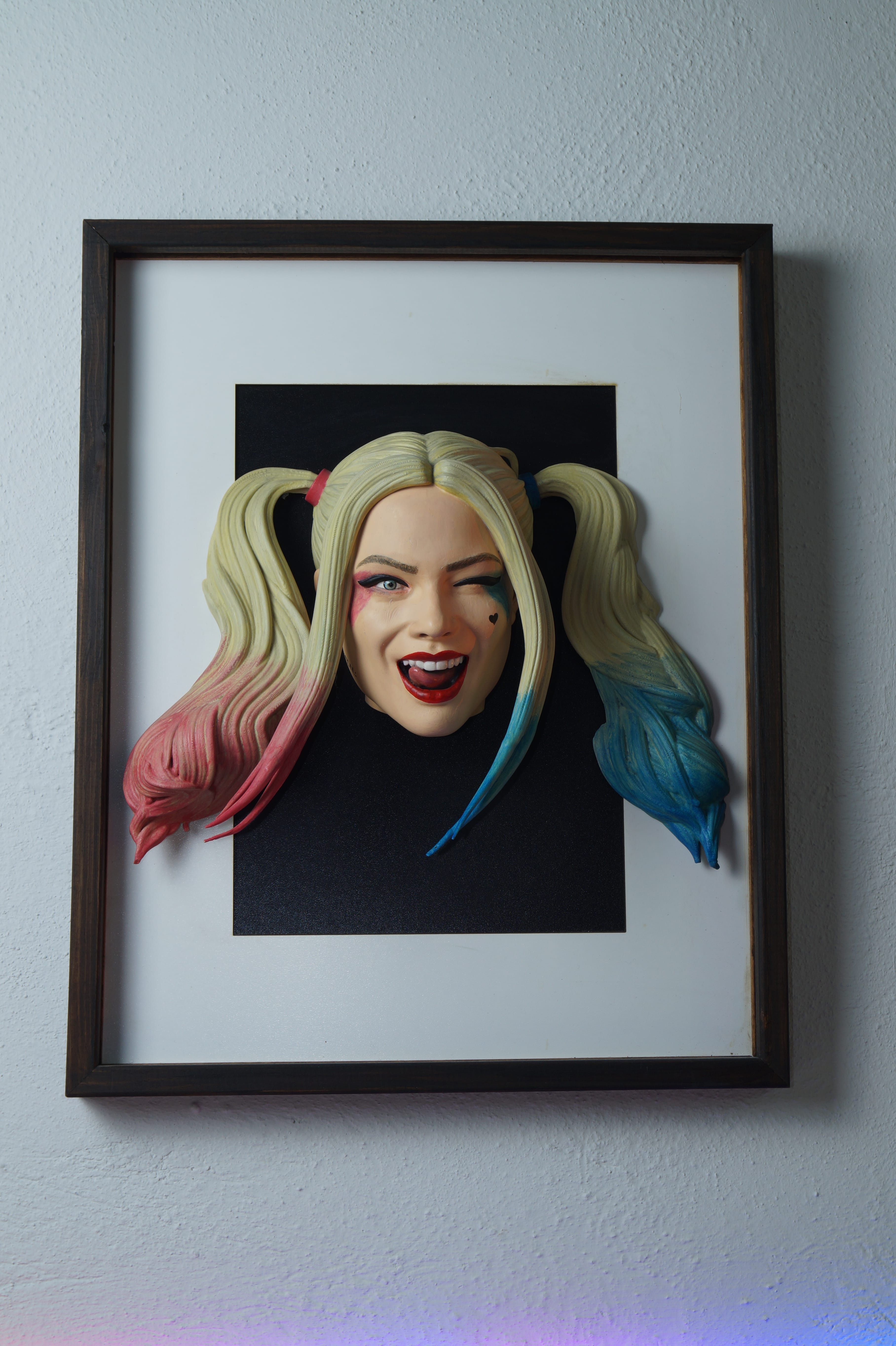 HARLEY QUİNN 40X50 ÇERÇEVELİ  3D TABLO