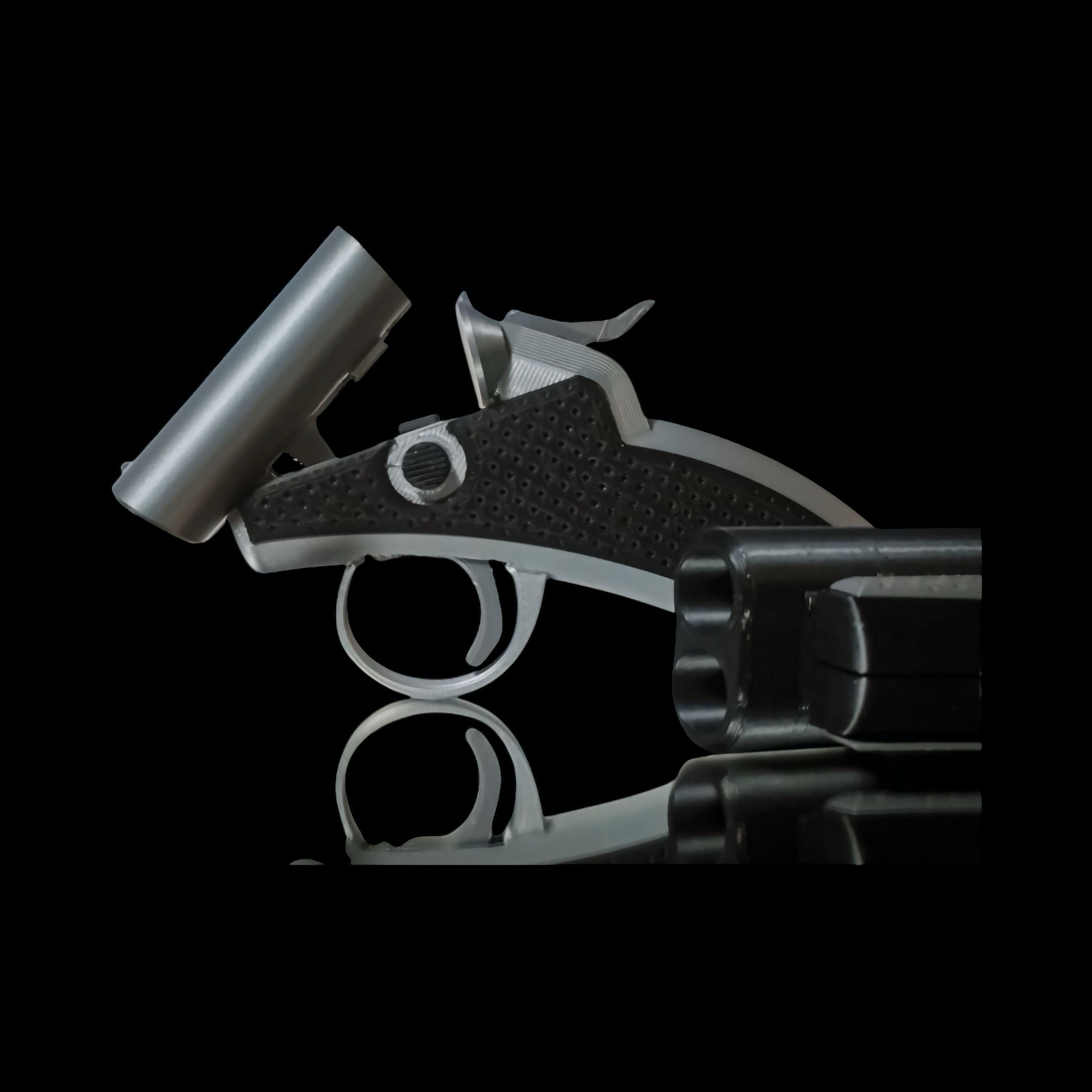 Çift Namlulu Tabanca Av Tüfeği Mini