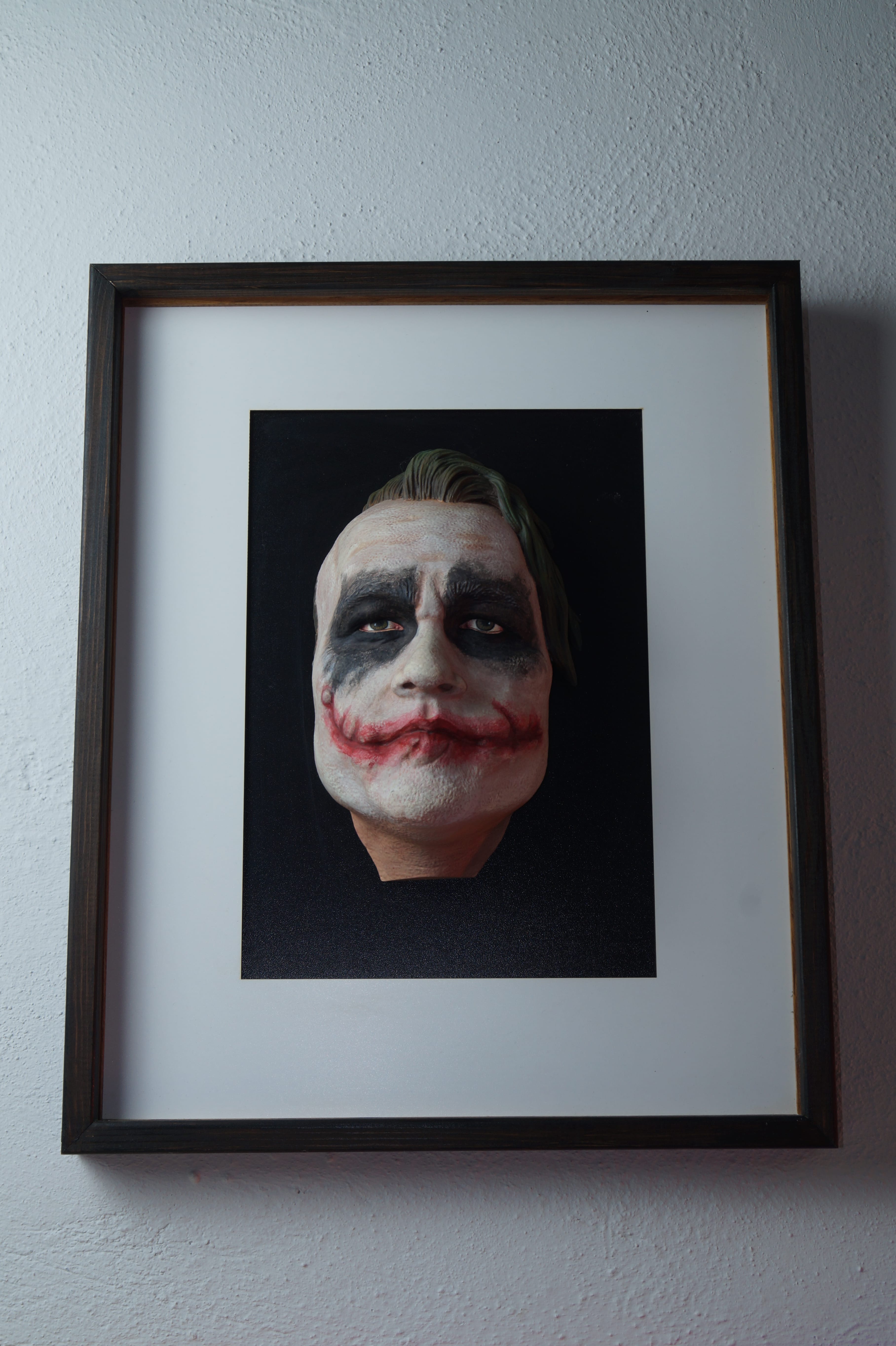 JOKER HEATH LEDGER 40X50 ÇERÇEVELİ  3D TABLO