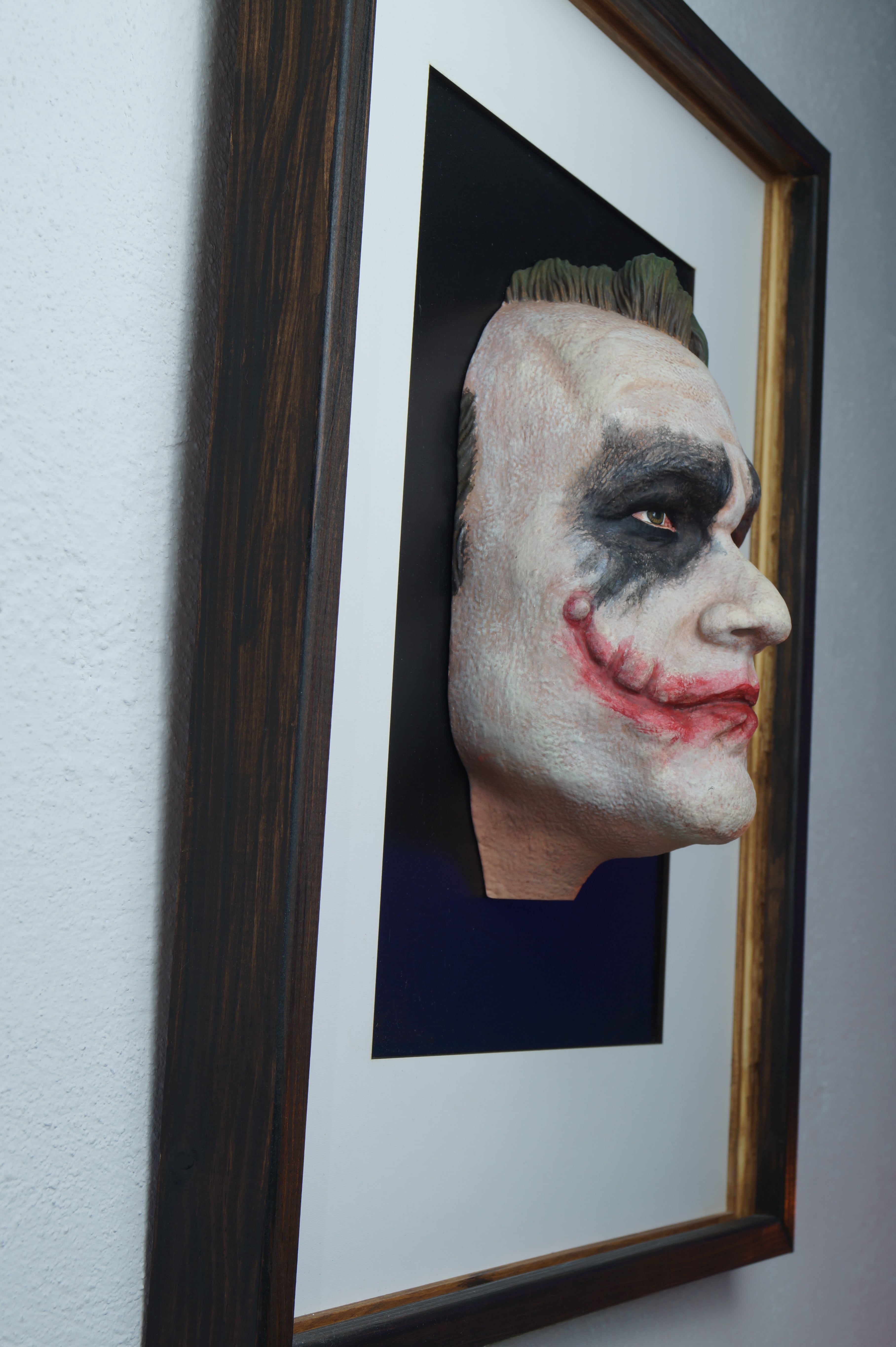 JOKER HEATH LEDGER 40X50 ÇERÇEVELİ  3D TABLO