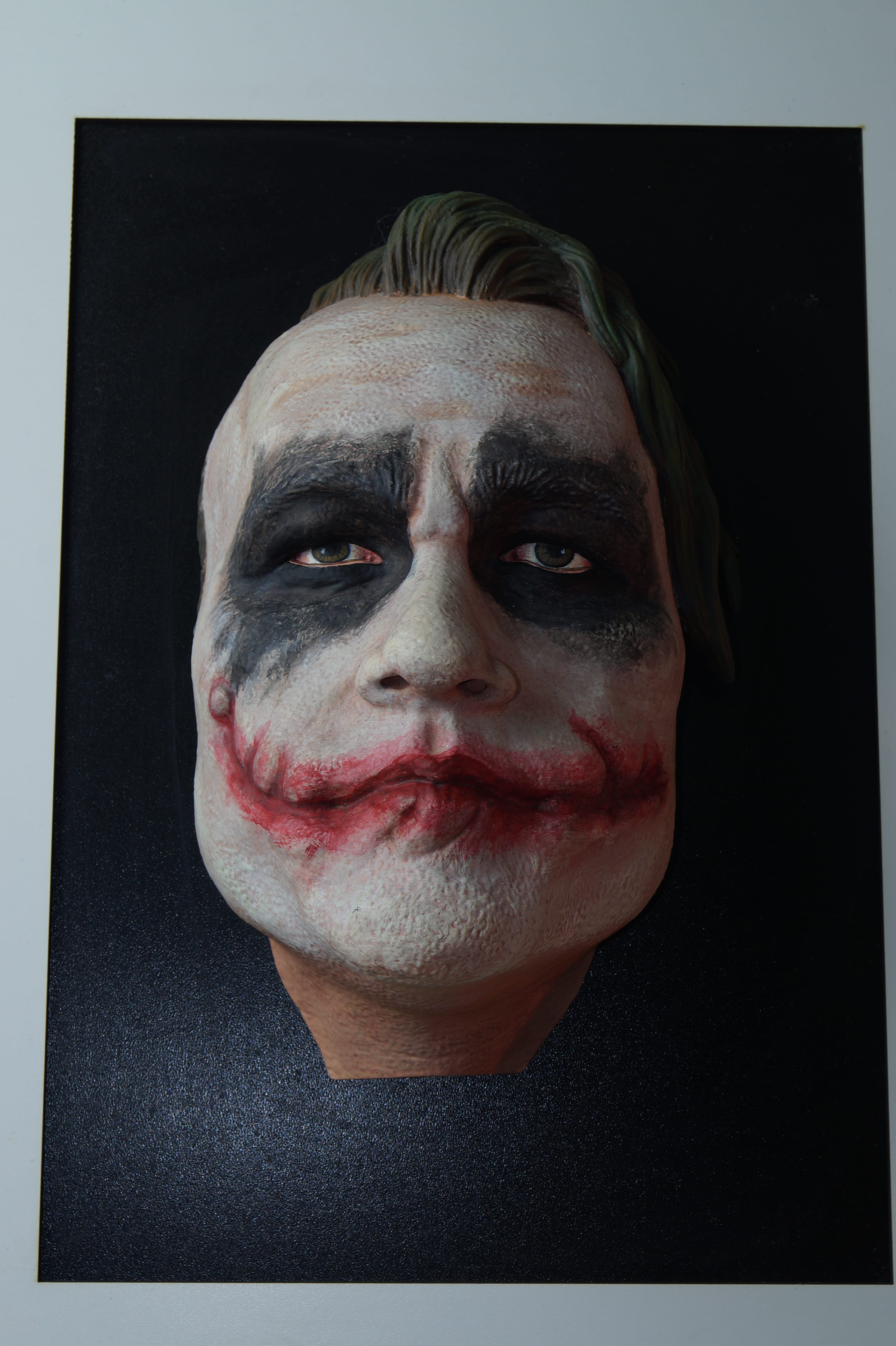 JOKER HEATH LEDGER 40X50 ÇERÇEVELİ  3D TABLO